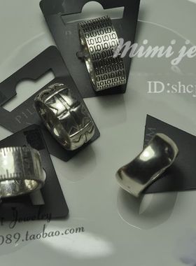 丹麦仿古做旧质感中性风戒指