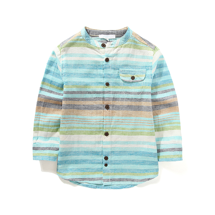 Chemise garcon à manche longue - Ref 2081195 Image 1