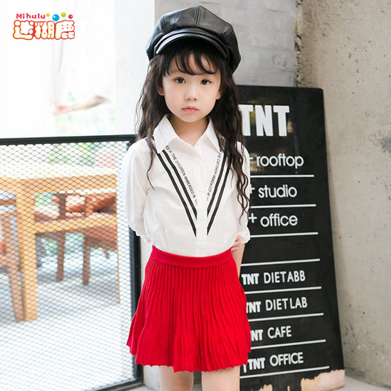 Chemise fille à manche longue - Ref 2086125 Image 1