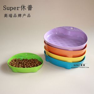 休普 防滑の猫碗狗碗 斜口碗猫碟 斗牛扁脸猫加菲猫波斯猫食碗盆