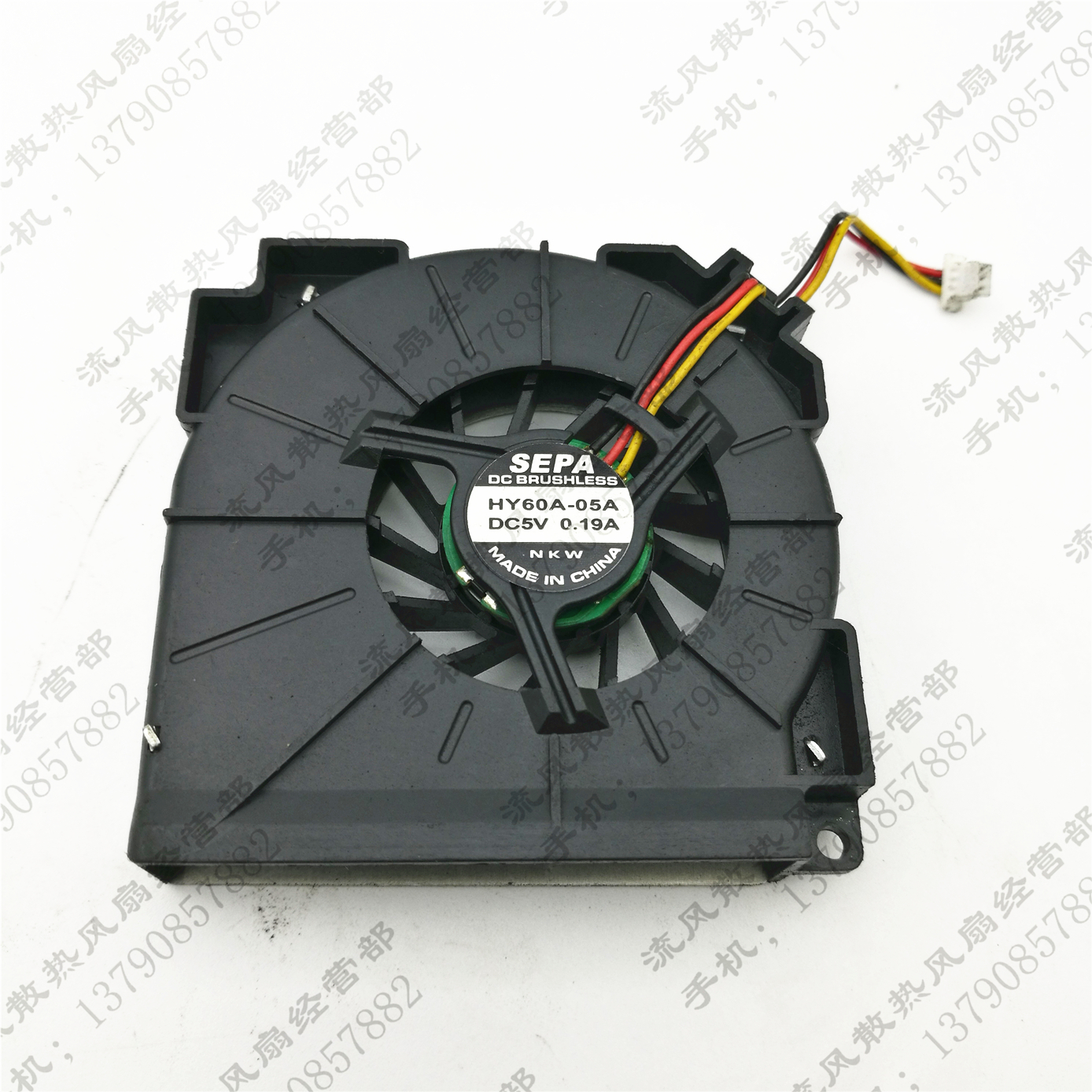 原装SEPA HY60A-05A 5V 0.19A 3线 三星笔记本风扇 M6000 M6N M6