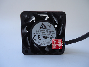 台达DELTA THA0412AD 4cm 4020 12v 0.60A 双滚珠大风量散热风扇