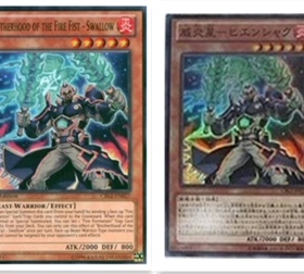 广州童梦正版日文英文游戏王CBLZ803散卡威炎星-飞燕灼 SR