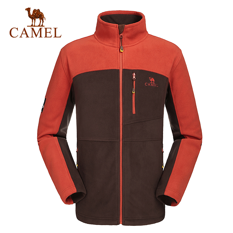 【非卖品】【断码清仓】CAMEL骆驼抓绒衣男 秋冬防风透气保暖户