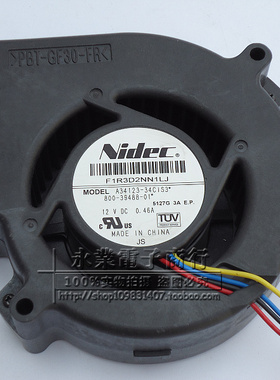 原装NIDEC A34123-34CIS3 800-39488-01 12V 0.46A