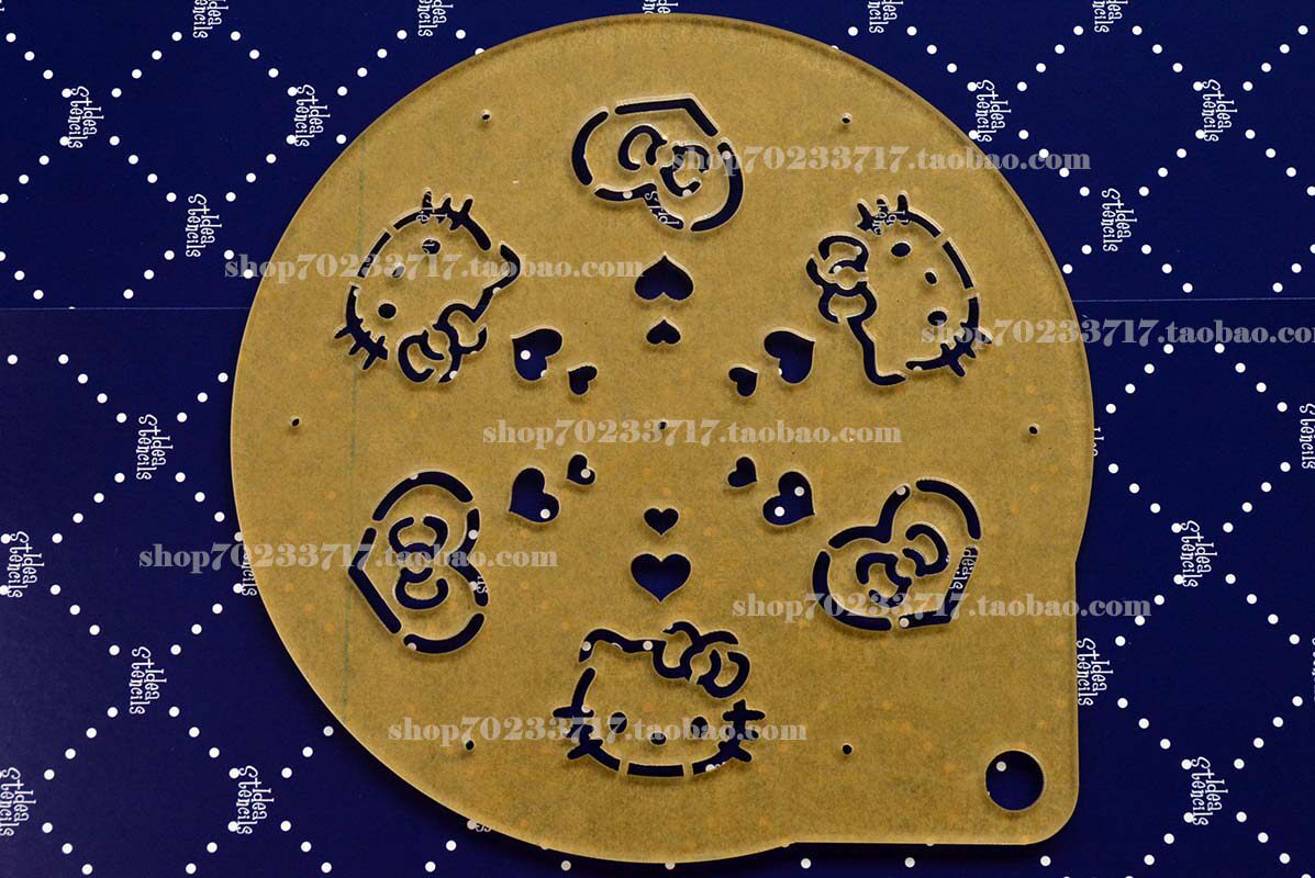 六等分/Kitty头/Kitty爱心/亚克力糖霜模/糖粉筛/蛋糕模/喷画雕花