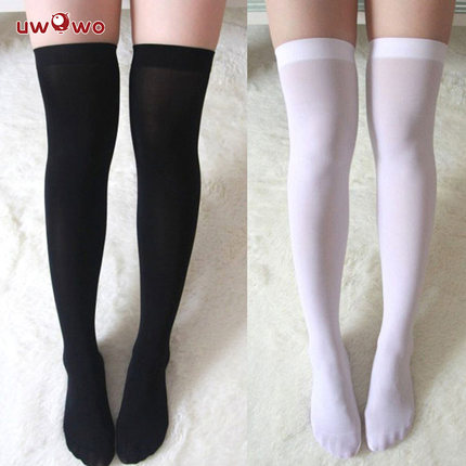 【Uwowo】 日系校服水手服袜 过膝大腿袜 长筒袜 高筒袜 cosplay-tmall.com天猫