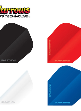 英国原装 HARROWS 哈路士MARATHON系列 小方型飞镖叶飞镖尾翼镖尾