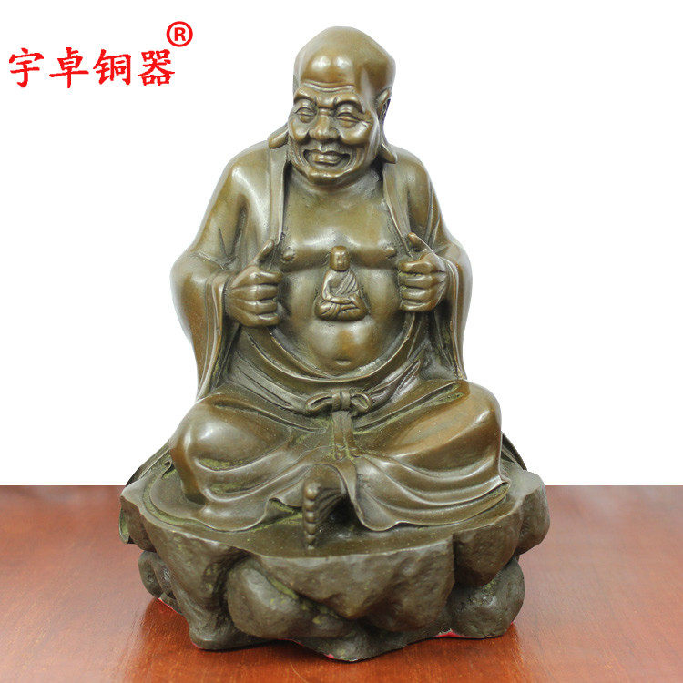 宇卓铜器 纯铜十八罗汉黄铜十八罗汉佛像佛具罗汉像工艺品