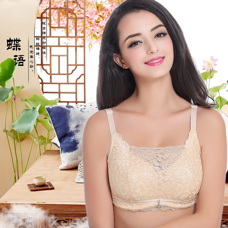 苾美二合一可以装硅胶假乳房义乳的文胸胸罩 裹胸抺胸8538