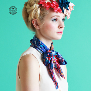 VIESCA原创真丝丝巾地方特色商务礼品四川熊猫地图文创