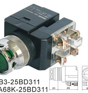 SB3(LA68K KS11)-25BD311 带变压器式弹簧复位按钮