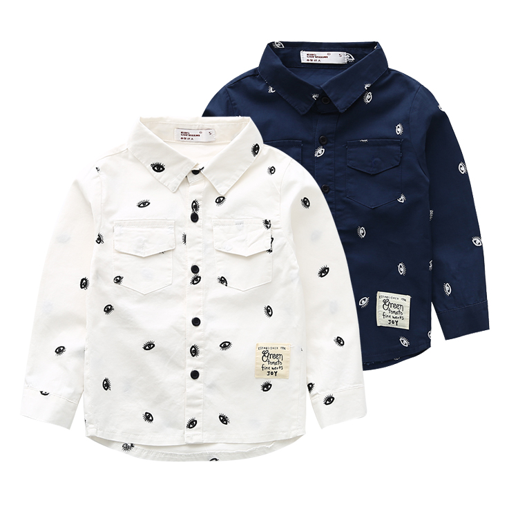 Chemise garcon à manche longue - Ref 2082575 Image 1