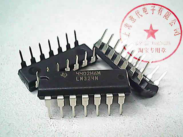 LM324N  TI  DIP-14〖正品原装〗赛格市场三楼G332室实体店 现货