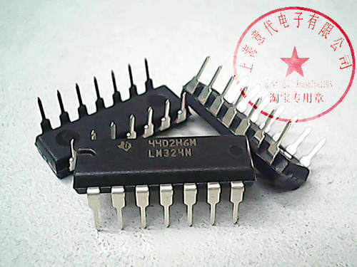 LM324N  TI  DIP-14〖正品原装〗赛格市场三楼G332室实体店 现货