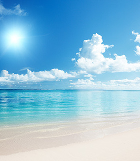 海边海景沙滩海滩大海风景画订做海报画卧室客厅装饰画贴画J8347C