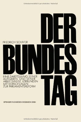【预售】Der Bundestag: Eine Darstellung Seiner Aufgabe...