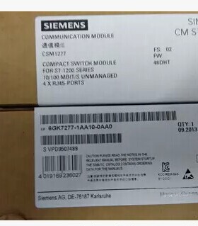 6GK7277-1AA10-0AA0西门子CSM1277/6GK7 277-1AA10-0AA0全新原装