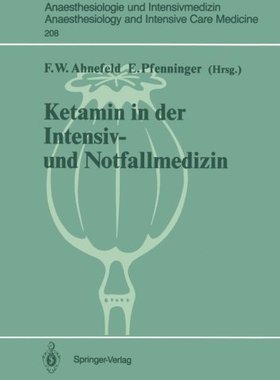 【预订】Ketamin in Der Intensiv- Und Notfall...