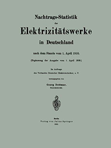 【预订】Nachtrags-Statistik Der Elektrizitat...
