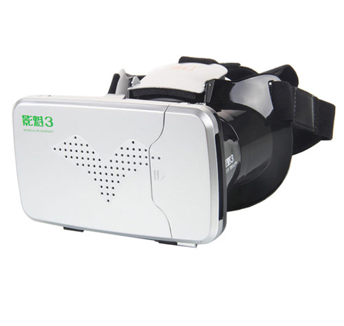 成越真幻3影魁3代虚拟现实头戴式手机3D影院vr3D眼镜头盔魔镜银黑
