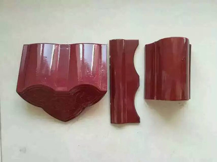 瓷质欧式高温烧制西瓦屋面瓦别墅陶瓷琉璃连锁瓦通用配件来朗别墅