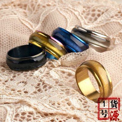 韩版时尚通透水晶彩色猫眼石戒指