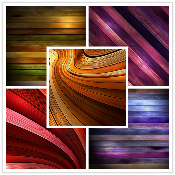 A2705矢量彩色流光风格木纹纹理背景图 AI设计素材