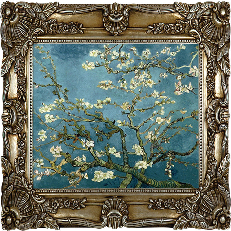 青飞精准印花梵高杏花十字绣油画欧式名画风景客厅书房有钻石画