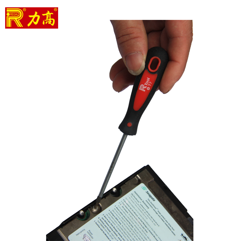 台湾力高 进口S2 梅花带孔螺丝刀 星孔螺丝批 星型起子 T5H-T40H