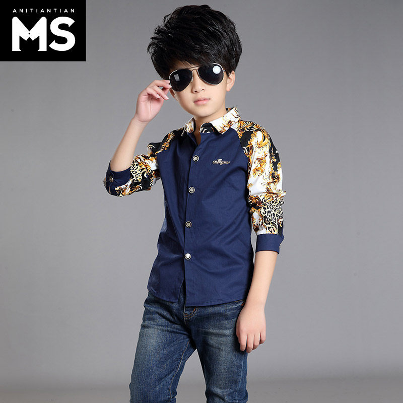 Chemise garcon à manche longue - Ref 2081787 Image 1