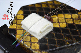 白羊毛二胡音垫 通透柔美去杂音 提升音色音质