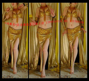 鸿舞衣设计肚皮舞订做星光灿烂JH007