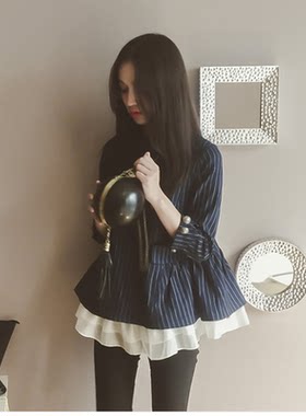 大码上衣胖妹妹冬装打底连衣裙