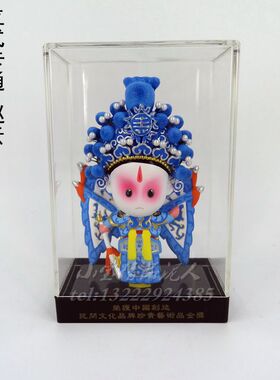 中国特色工艺品创意卡通京剧摆件