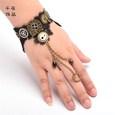 taobao agent Retro accessory, bracelet, small bell, punk style, Lolita style