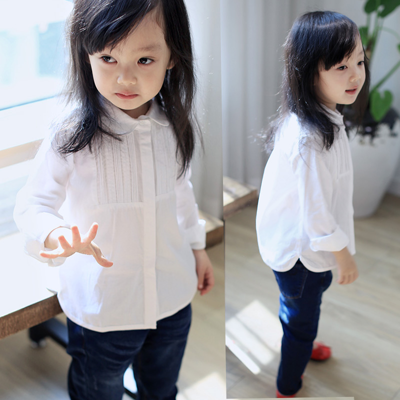 Chemise fille à manche longue - Ref 2084833 Image 1