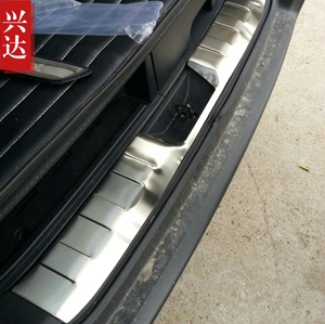2015款郑州日产东风风度MX6专用纯不锈钢后杠踏板 MX6内置后护板