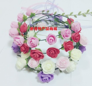 花环发箍头饰新娘花环儿童公主海边旅游景点花环热卖批发厂家直销