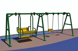 荡椅秋千滑梯组合儿童游乐场游乐园设施器材设备户外健身路径公园