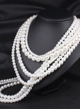 项链高品质欧美大牌复古珍珠