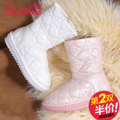 Interesting implications 2015 new thickened in tube in autumn and winter waterproof snow boots warm winter boots women's shoes women's boots students T55856