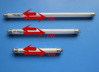 UVB紫外线灯窄波紫外线灯管 紫外灯管308nm模拟太阳光8W