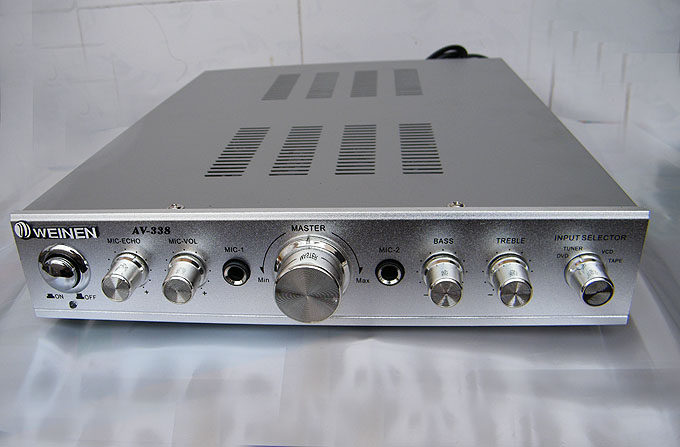 威能多媒体家庭卡拉OK超薄功放机双麦克风输入两组主输出三个卫星|msdalam kategori Peralatan Audio-visual, Hifi Speaker/PA/Equipment, PA - dari Buy2taobao.com untuk memberikan perkhidmatan ejen Taobao profesional membeli