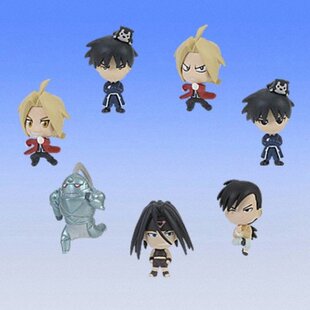 钢之炼金术师 阿尔/爱德华/马斯坦/姚林/恩维扭蛋 挂件 正版散货