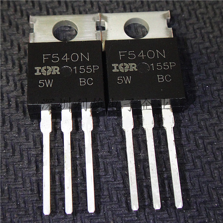 全新 IRF540NPBF IRF540N F540N  N沟道 100V/33A TO-220 现货