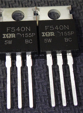 全新 IRF540NPBF IRF540N F540N  N沟道 100V/33A TO-220 现货