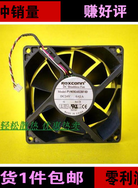 正品FOXCONN PV903824H2BF 0D 24V 0.65A 9CM 9038 3线变频器风扇