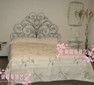 yD538欧式铁艺床 无尾床 成人铁床 双人床 简约公主床 1.5米床架