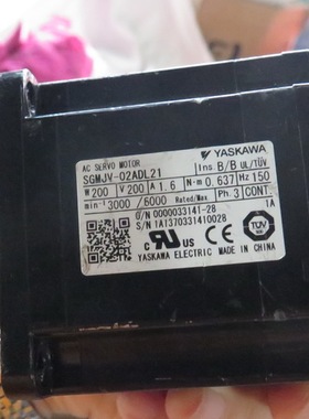 二手安川电机 SGMJV-02ADL21 专业销售维修一体化